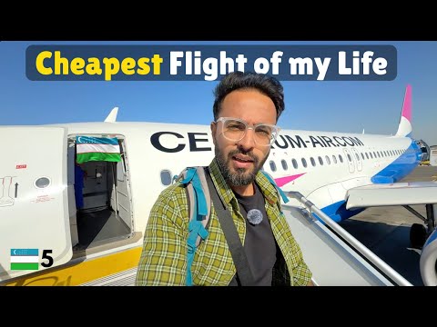 Taking the Cheapest Flight of my Life ! Uzbekistan is SUPER Cheap !