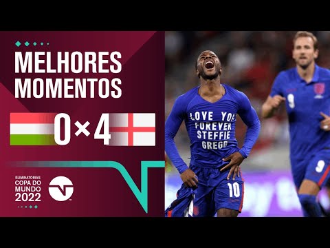 Gols e lances de Hungria x Inglaterra