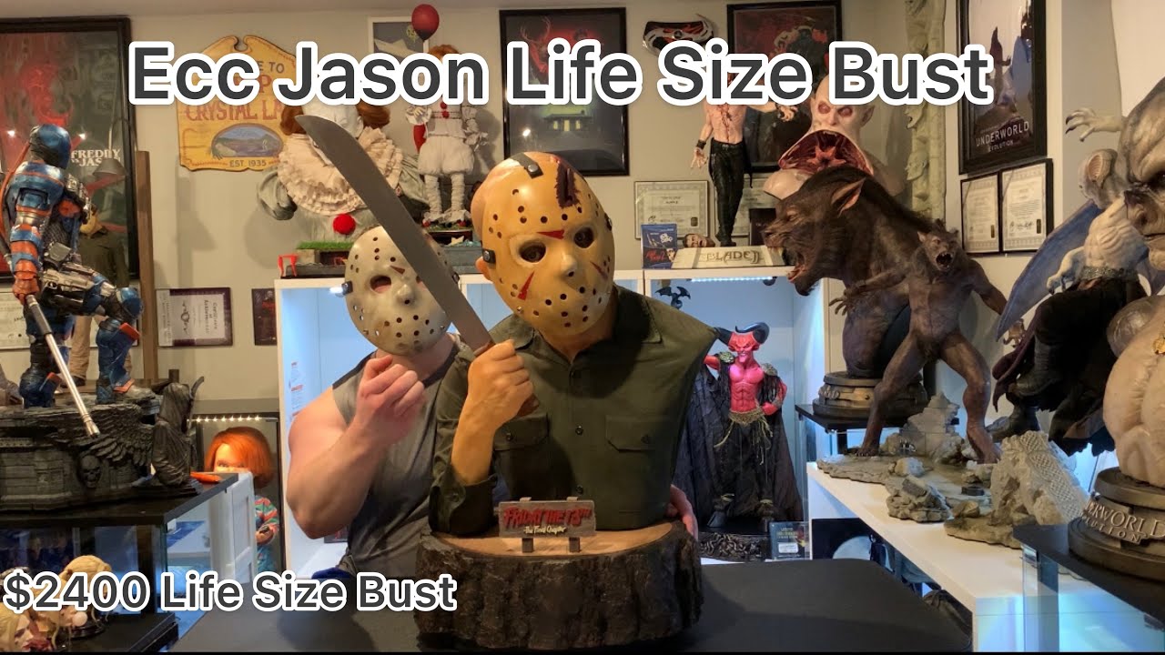 ECC Jason Voorhees Life Size Bust Unboxing and Review