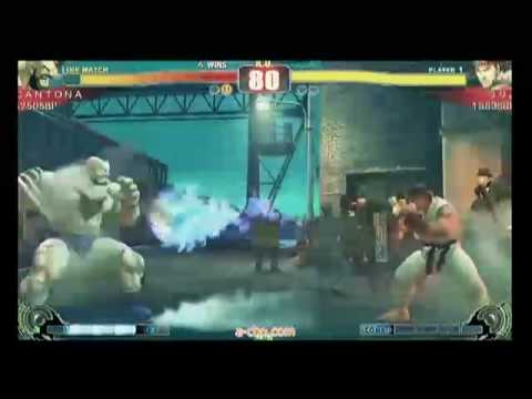 SF4:Cantona (Za) vs Uryo (Ry) - Set 04 - a-cho Casual Matches - 19-09-2009