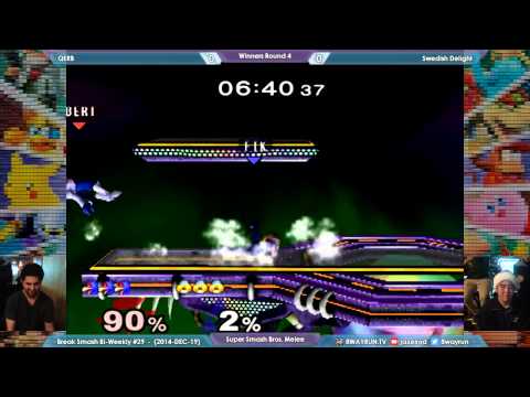 Break Smash #29   SSBM W4   QERB VS Swedish Delight