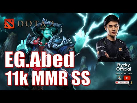 EG.Abed Storm Spirit first 11k MMR in world Dota 2