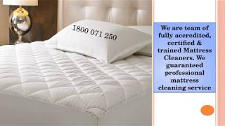 Certified trained Mattress Cleaners