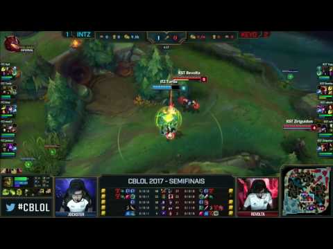 Keyd Stars x INTZ Jogo 4   Semifinais   Primeira Etapa CBLoL 2017