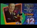 The Wonderful World Of Disney Promo 1990