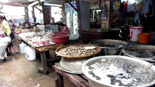 preview picture of video 'Sikhay market in Vientiane Laos'