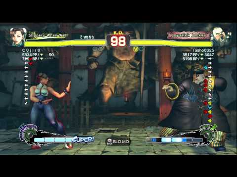 C0jir0 (Chun Li) vs Tasho0325 (Rufus) AE2012 Endless Match *720p HD*