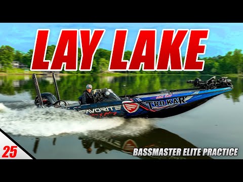 I LOVE This Fishery! - Lay Lake Bassmaster Elite 2023 (Practice) - UFB S3 E25