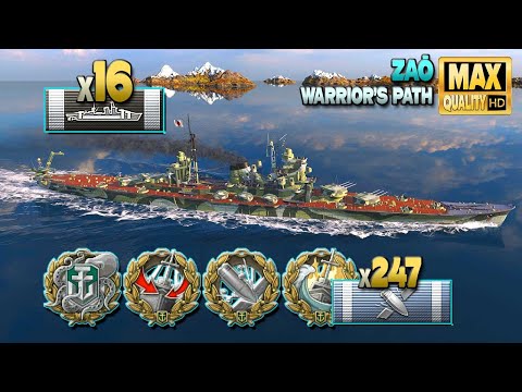 Cruiser Zaō: Waiting for opponent mistakes - World of Warships