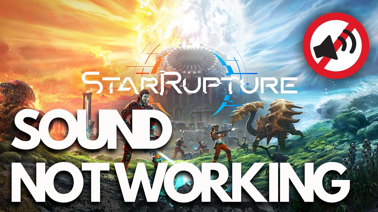 StarRupture Fix Audio Not Working,Fix Crackling Muffled Popping Stutter Audio PC FIX