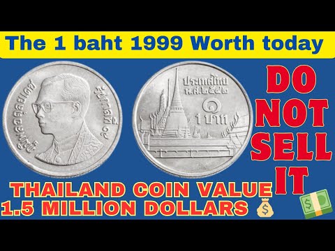 This Rare 1 Baht Coin || It Could Be Worth $1.5 Million || Rare Thailand Coin || #coincollecting