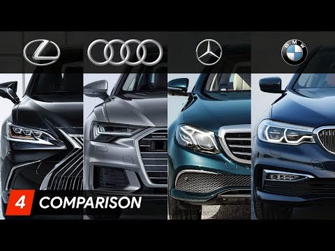 2019 Lexus ES Vs Mercedes E Class Vs Audi A6 Vs BMW 5 Series