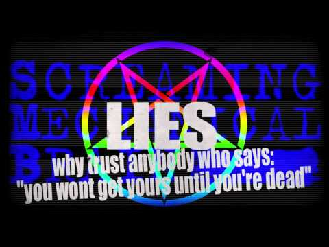 SCREAMING MECHANICAL BRAIN - WE ARE BEING LIED TO - LYRIC VIDEO