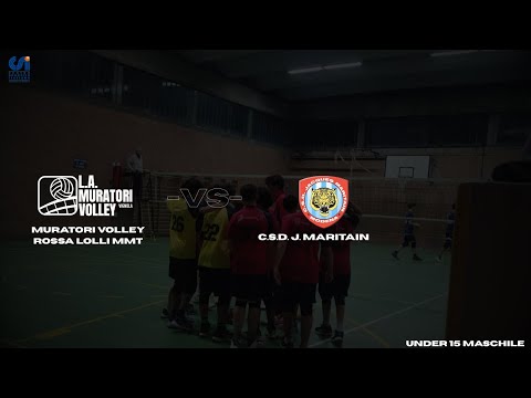 Muratori Volley Rossa Lolli MMT vs C.S.D. J. Maritain  | U15 Maschile 2025/26