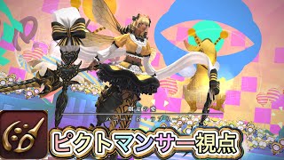 【FF14】アルカディア零式ライトヘビー級2層　【ピクトマンサー 】視点