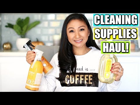 Huge Cleaning Supplies Haul! | Mrs.Meyers, Method, Seventh Generation