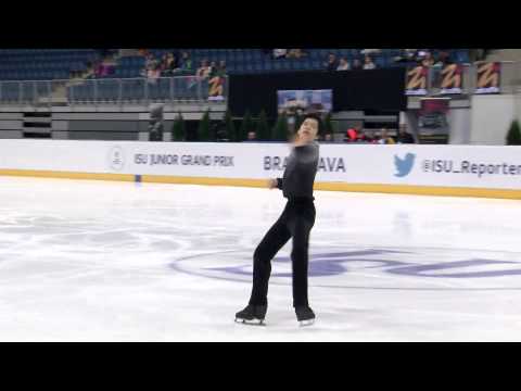 2015 ISU Junior Grand Prix Bratislava Men Short Program Daichi MIYATA JPN