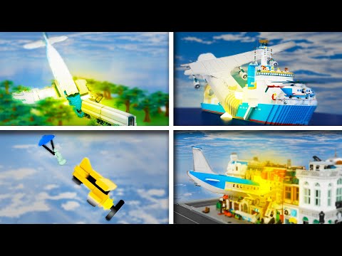 LEGO Plane Crashes (Part 2) | Animation