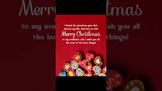 Christmas Wishes For Loved Ones – Merry Christmas Love. #christmas #christmaswish #christmas2022