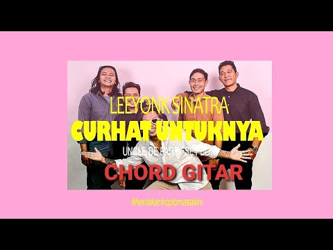 Leeyonk Sinatra | Curhat UntukNYA (Cord & Lirik/Kunci Gitar)