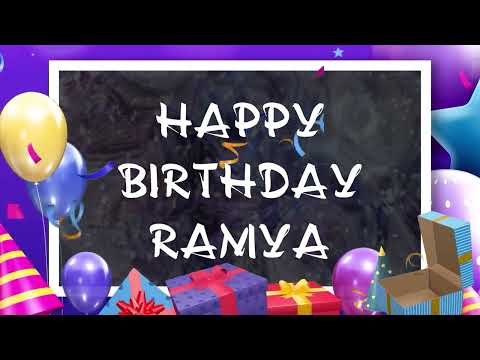 Wish you a very Happy Birthday Ramya