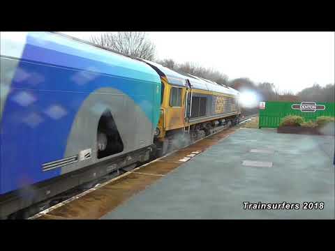 GBRf Class 66 No. 66739 on 6E09 Liverpool Biomass Terminal - Drax Aes @ Denton  on 27.3.18 - HD