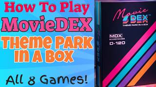 How To Play MovieDEX Theme Park In A Box *All 8 Games*