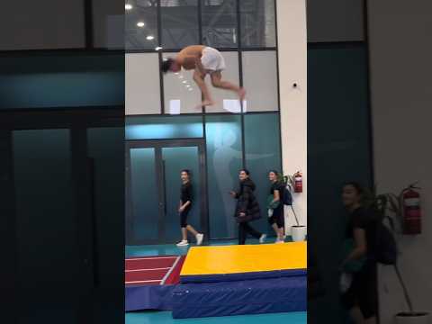 This athlete defies gravity with breathtaking flips. 🤯#LetsMove #OlympicDay 📹: @aliev1st