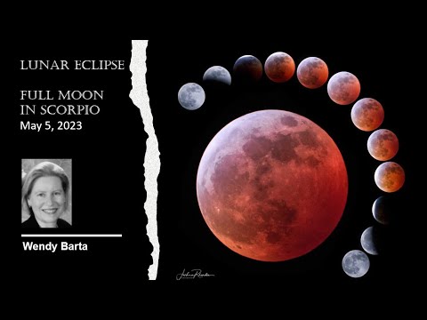 Lunar Eclipse & Full Moon in Scorpio on May 5, 2023 (7 minutes)