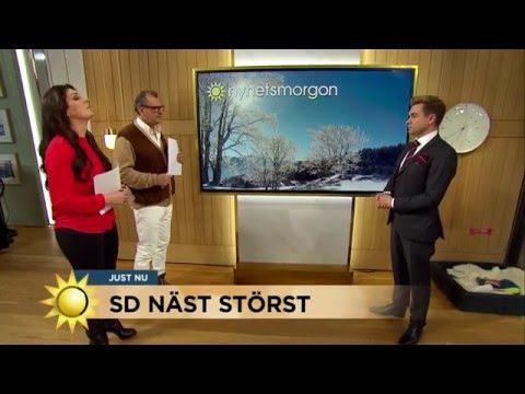 SD är större än Moderaterna - Nyhetsmorgon (TV4)