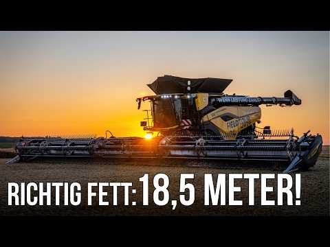 Sowas hast du noch nicht gesehen! MacDon FD261 | Größter FlexDraper der Welt! New Holland CR11