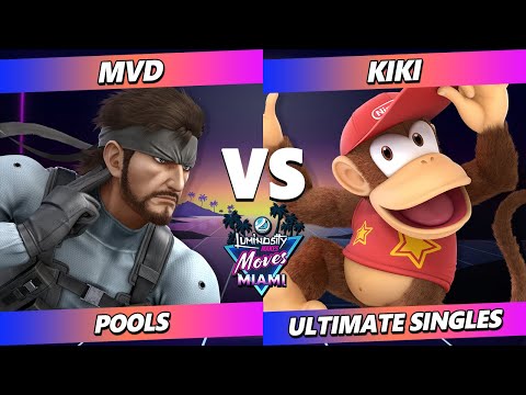 LMM Miami 2023 - MVD (Snake) Vs. Kiki (Diddy Kong) Smash Ultimate - SSBU
