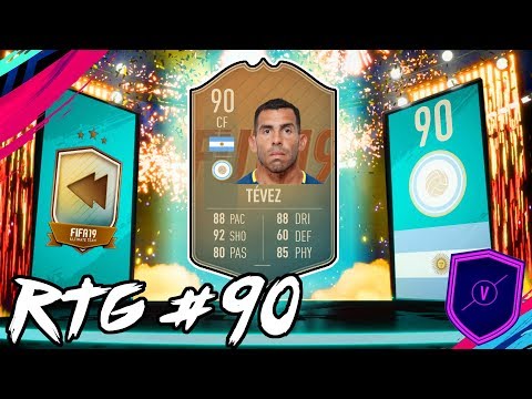 FLASHBACK TEVEZ!!! #FIFA19 ULTIMATE TEAM / RTG #90