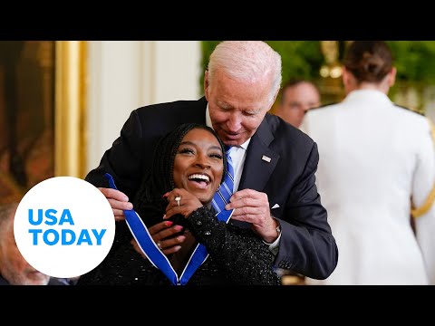 Simone Biles youngest person to receive Medal of Freedom USA TODAY