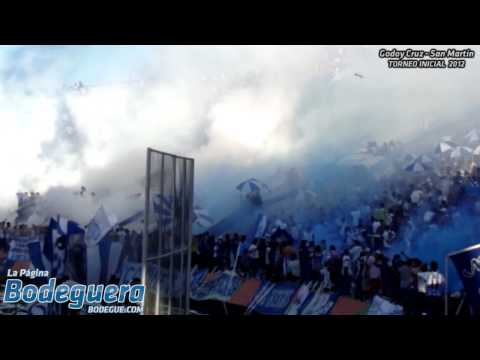 "Los jugadores me van a demostrar... (Torneo Inicial 2012 - Godoy Cruz vs. San Martín SJ)" Barra: La Banda del Expreso &bull; Club: Godoy Cruz