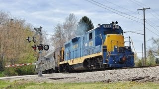 preview picture of video 'ORHS/W&LE Medina Loop Train 4/27/13'