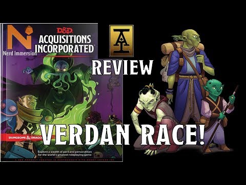 The Verdan, a new race from Acquisitions Incorporated | Nerd Immersion