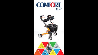 Comfort Plus DY049147L Turuncu Alüminyum Rolatör