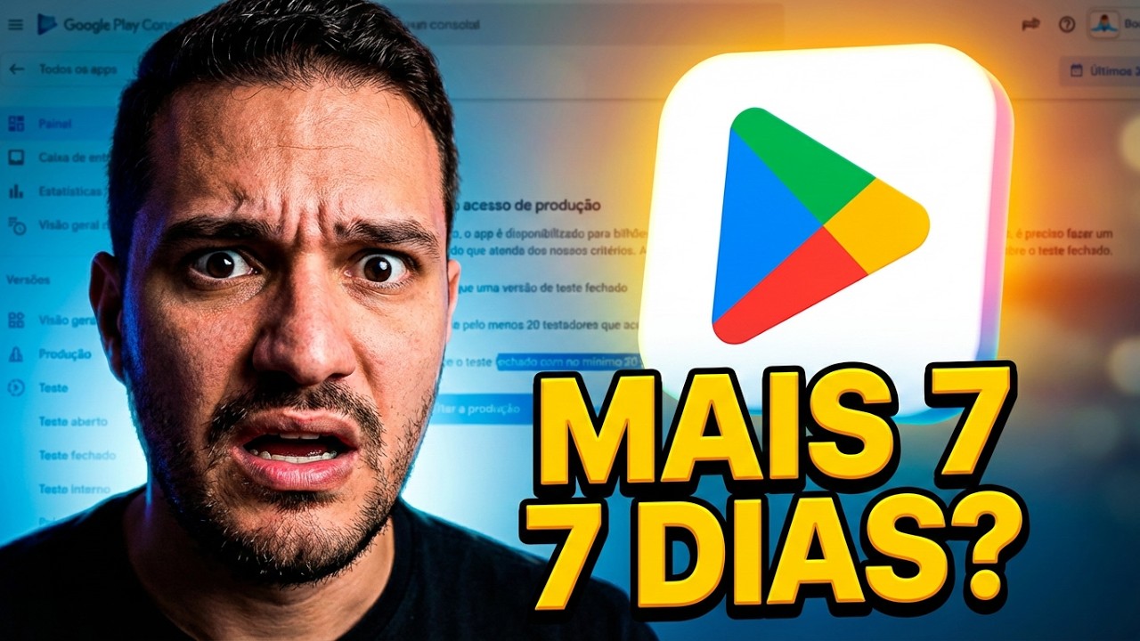 FUI ENGANADO NOVAMENTE PELA GOOGLE PLAY CONSOLE😭 Mais 7 dias para esperar? Quero publicar meu app.