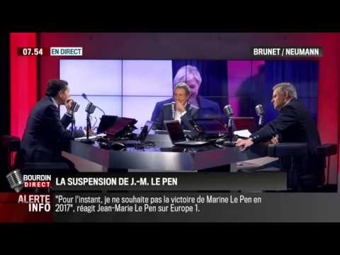 Brunet & Neumann : Jean-Marie Le Pen: dernière étape de la dédiabolisation du FN ? - 05/05
