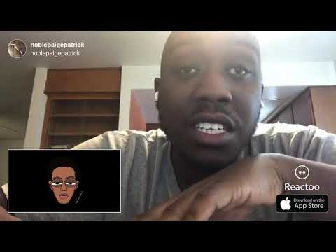 Noble Paige Patrick reacts to savage life heem crime pays music video shot by keonta