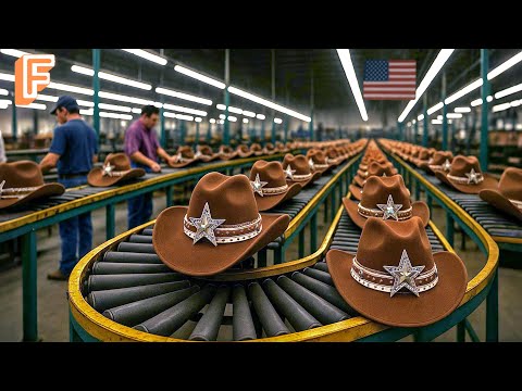 How Millions Of Cowboy Hats Are Made Inside American Mass Production Factory