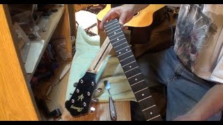 Ibanez V50MJP-NT-27-01 Guitar Fretboard Removal by Randy Schartiger NOT fingerboard ;)