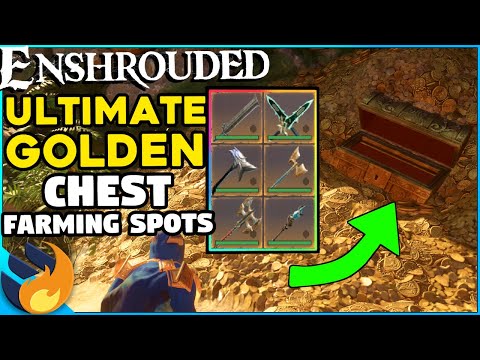 12 LEGENDARY Golden Chest Farming Locations - Level 50 Chests - Veilwater Basin | Enshrouded |