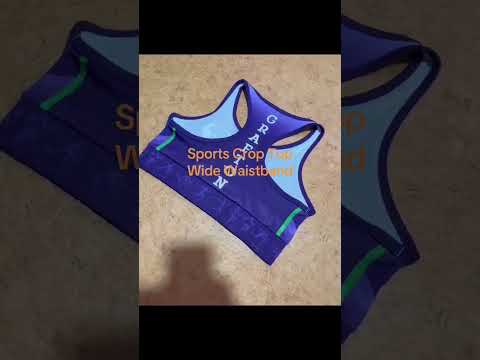 Premium Sports Crop Top Waistband | DRH Sports International
