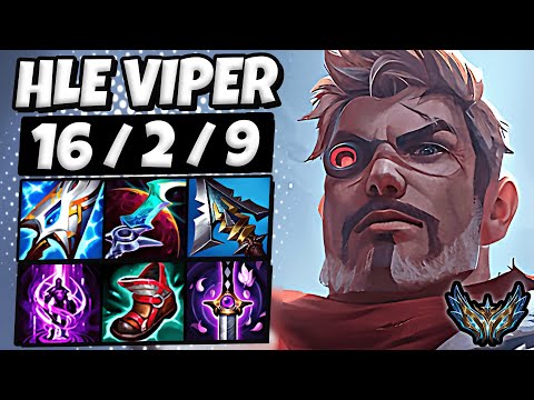 Jayce vs Draven ADC [ HLE Viper ] Patch 13.1 Korea Challenger ✅