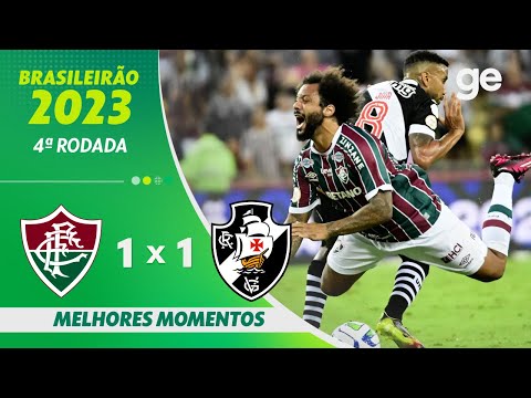 FLUMINENSE 1 X 1 VASCO  | MELHORES MOMENTOS | 4ª RODADA BRASILEIRÃO 2023 | ge.globo