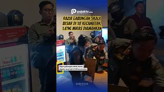 RAZIA GABUNGAN SKALA BESAR DI 18 KECAMATAN, 1.696 MIRAS DIAMANKAN