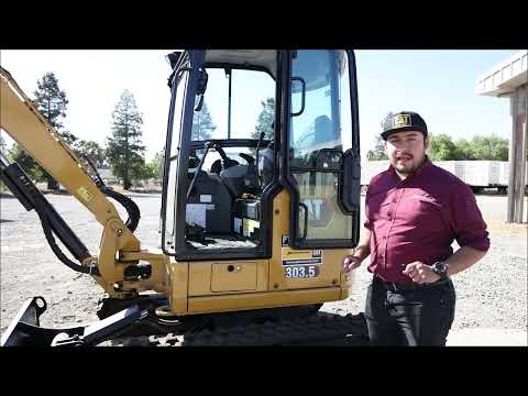 Presentamos la Excavadora Mini Cat 303.5