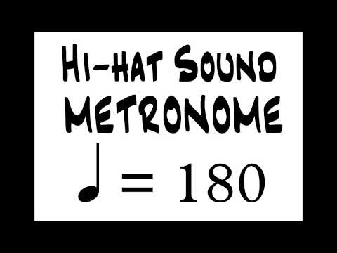 BPM 180 Hi Hat Sound Metronome